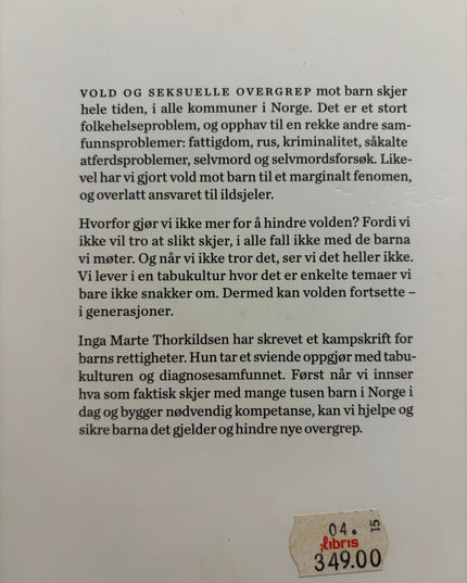 Thorkildsen, Inga Marte: Du tror det ikke før du ser det