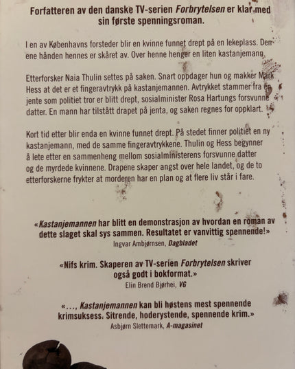 Sveistrup, Søren: Kastanjemannen