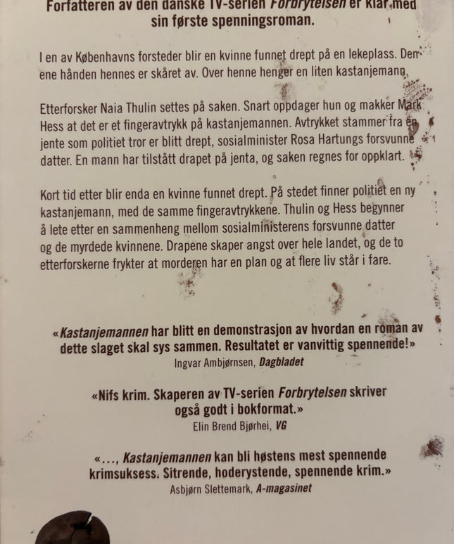 Sveistrup, Søren: Kastanjemannen