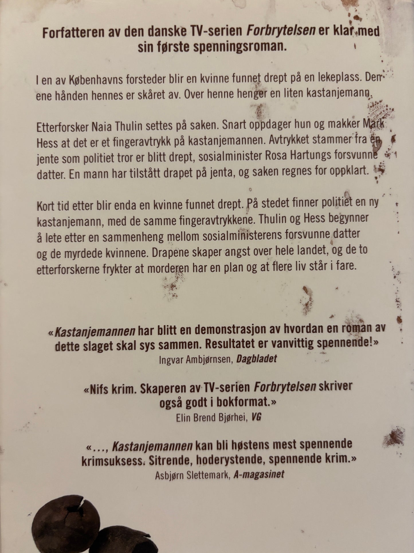 Sveistrup, Søren: Kastanjemannen