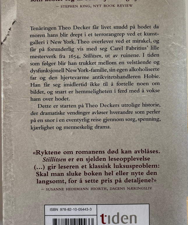 Tartt, Donna: Stillitsen