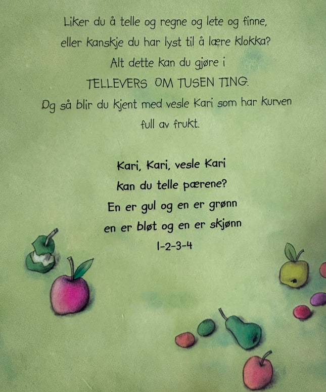 Gjerdrum, Anne-Lise: Tellevers om tusen ting