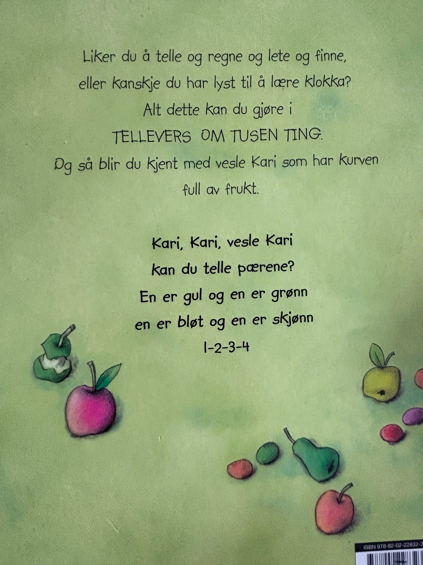 Gjerdrum, Anne-Lise: Tellevers om tusen ting