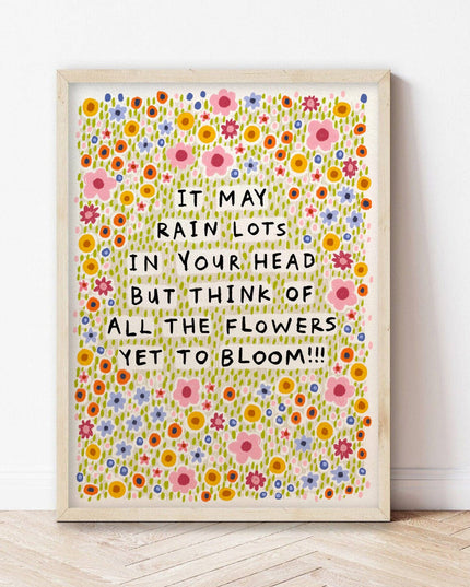 Plakat | Flowers Yet To Bloom | A5