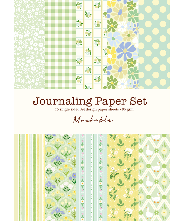 Journaling Papirsett | 10 ark A5