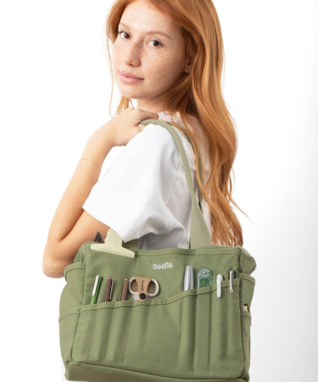 Forhåndsbestilling | Soolla Studio Artist Bag | Desert Rose | Hobbyveske | Veske for Kreative Prosjekter