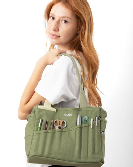 Forhåndsbestilling | Soolla Studio Artist Bag | Boho Beige | Hobbyveske | Veske for Kreative Prosjekter