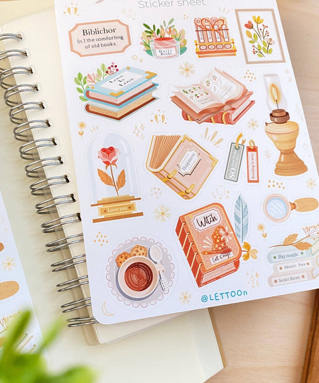 Klistremerkeark | Aesthetic Book