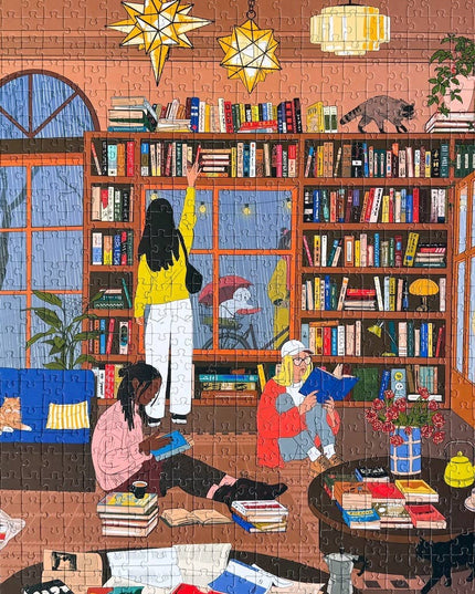 Book Nook Puslespill 1000 Brikker