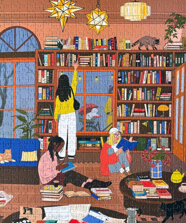 Book Nook Puslespill 1000 Brikker