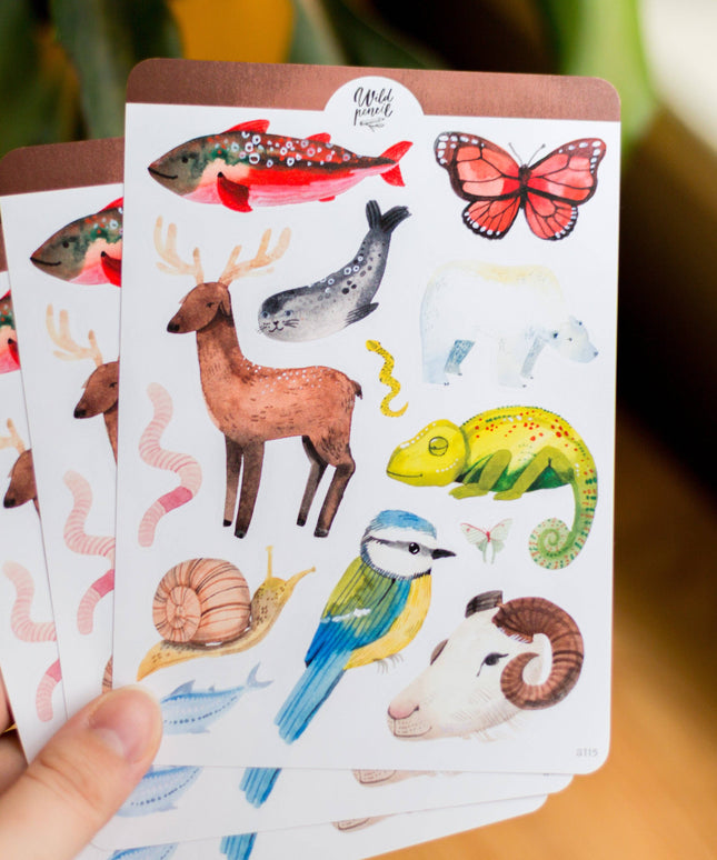 Klistremerkeark | Animals