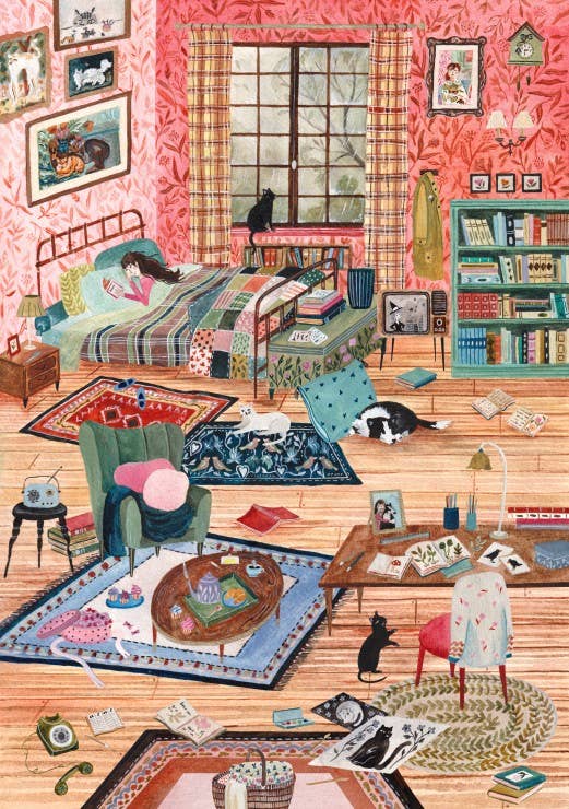 Puslespill 2000 Brikker - A Cozy Day