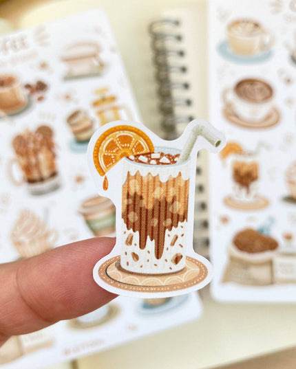Klistremerkeark | Coffee