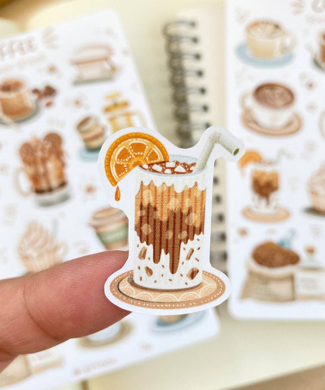 Klistremerkeark | Coffee