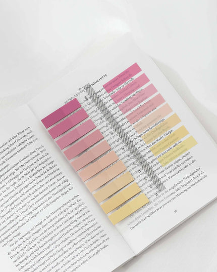 Blush Petal | Sticky Notes | Ordinate klistrelapper | Selvklebende notislapper | Sidemarkører | Indeksfaner