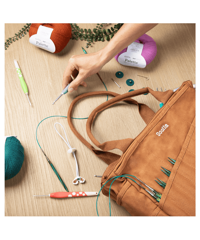 Forhåndsbestilling | Soolla Studio Artist Bag | Cinnamon | Hobbyveske | Veske for Kreative Prosjekter