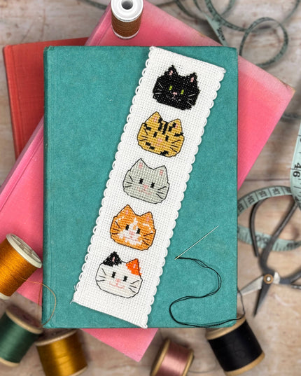 Kitty Cats Bokmerke Broderingssett