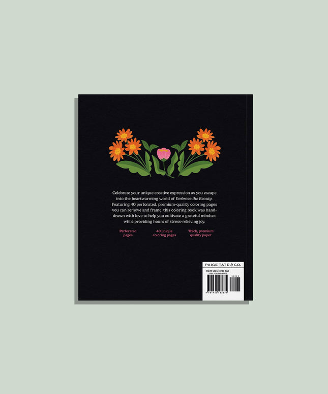 Embrace the Beauty: An Adult Coloring Book | Fargeleggingsbok for Voksne
