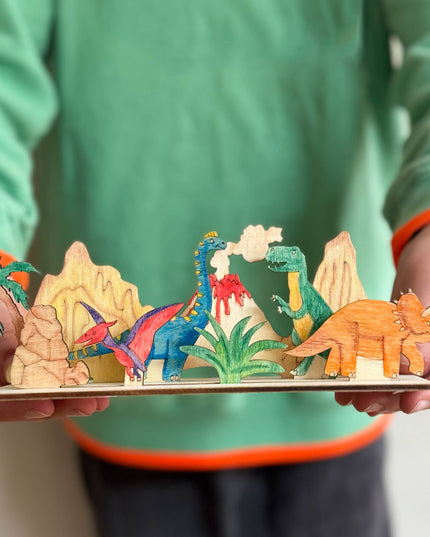 Lag Din Egen Dinosaurverden | DIY Dinosaur Hobbysett For Barn