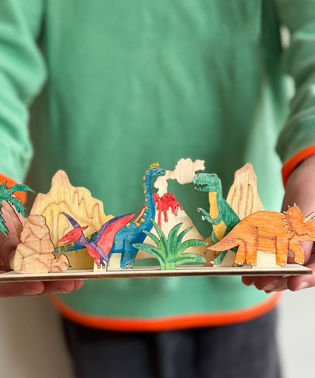Lag Din Egen Dinosaurverden | DIY Dinosaur Hobbysett For Barn