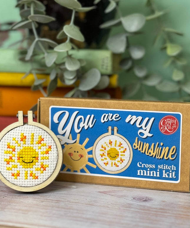 You are my Sunshine Mini Matchbox Broderingssett