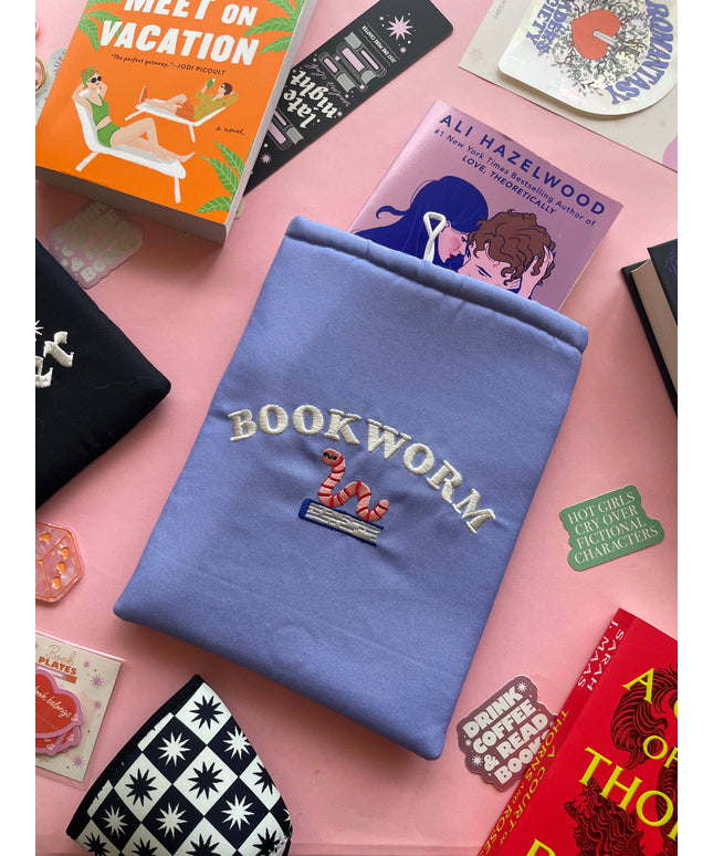 Bookworm Brodert Bokomslag / Booksleeve