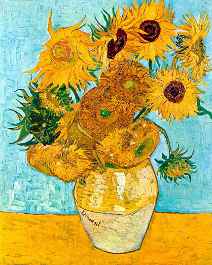 Van Gogh's Sunflower Mini Matchbox Broderingssett