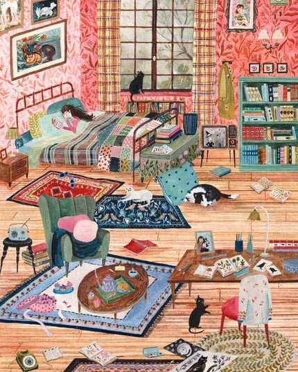 Puslespill 1000 Brikker - A Cozy Day