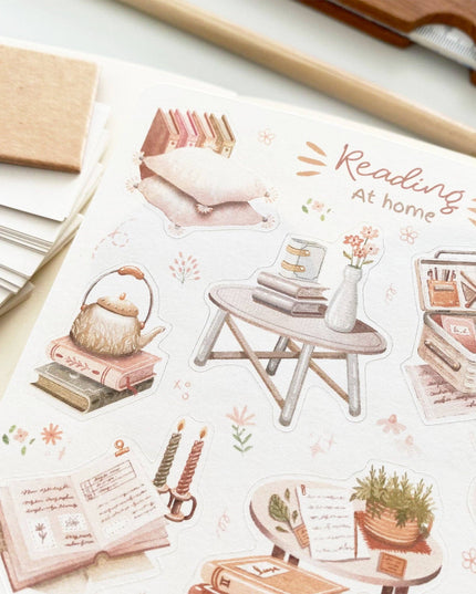 Klistremerkeark | Reading At Home
