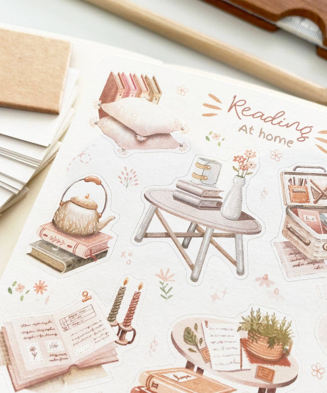 Klistremerkeark | Reading At Home