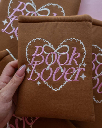 Book Lover Brodert Bokomslag / Booksleeve