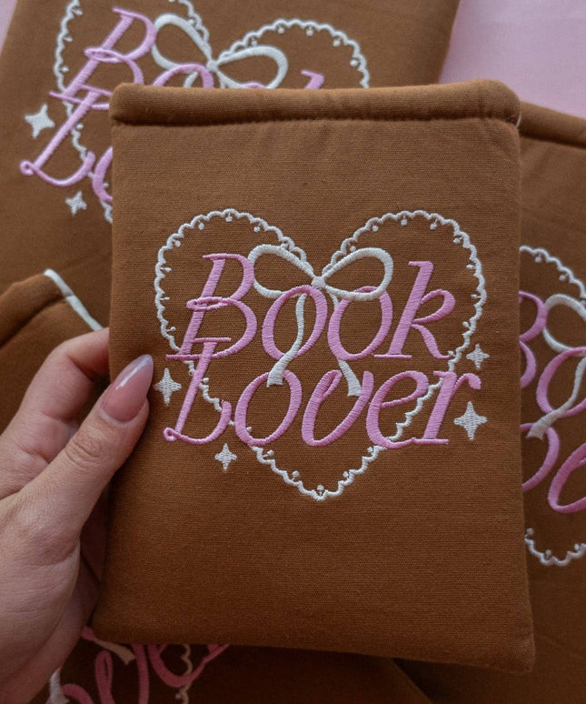Book Lover Brodert Bokomslag / Booksleeve