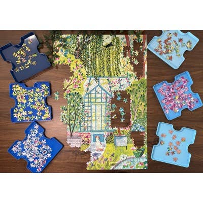 Sorteringsbokser for puslespill 6pk