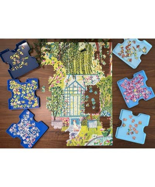 Sorteringsbokser for puslespill 6pk