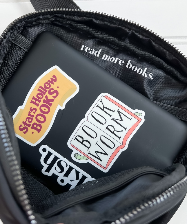 The Bookish Belt Bag: Navy