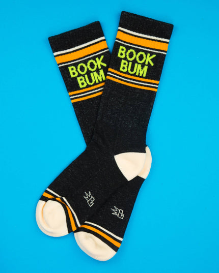 Book Bum Gym Crew Socks