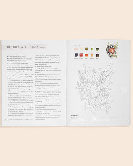 Watercolor Workbook: 30-Minute Beginner Projects | Akvarell Malebok for Voksne
