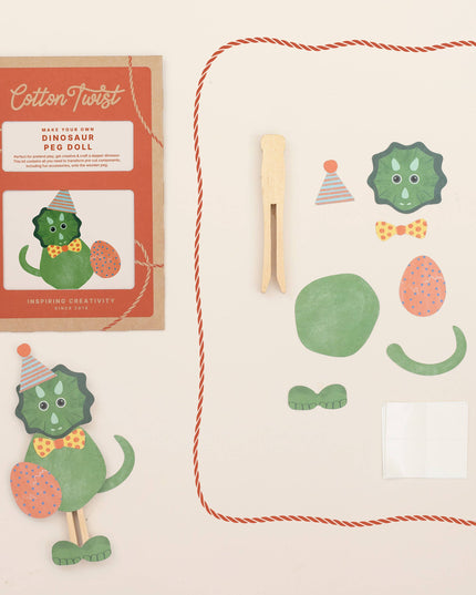 Lag Din Egen Dinosaur Tredukke | DIY Hobbysett For Barn