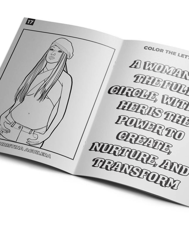 Iconic Women Activity Coloring Book