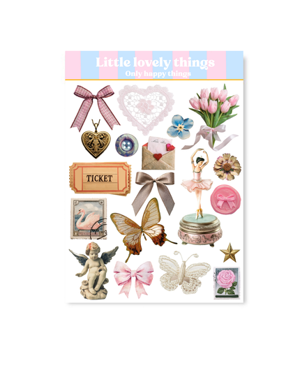 Klistremerkeark | Little Lovely Things | A6