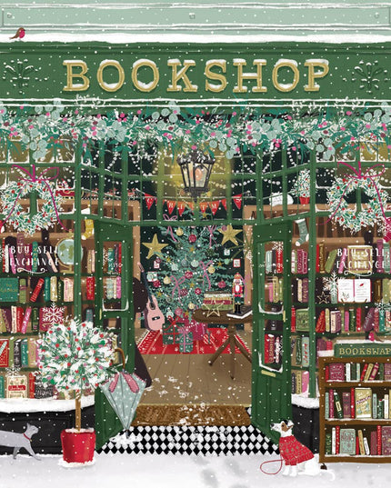 Puslespill | 1000 Brikker | Christmas Bookshop | Firkantet Puslespill
