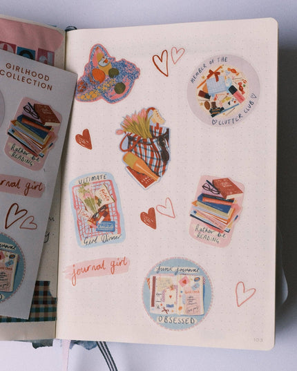 Vinyl Klistremerkeark | Girlhood Collection