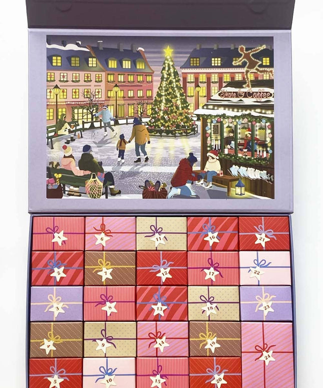 Puslespill Julekalender 1000 Brikker | Skate & Coffee