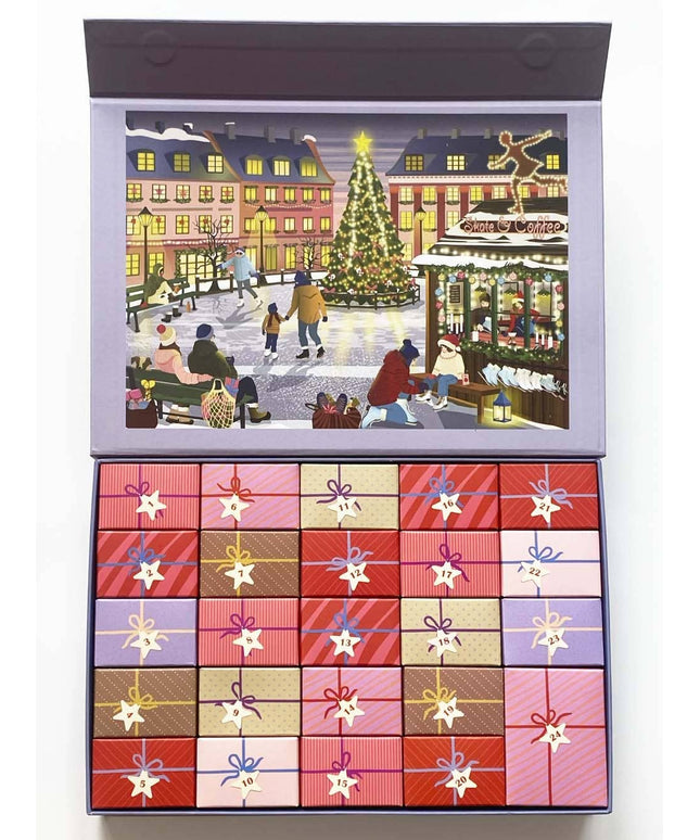 Puslespill Julekalender 1000 Brikker | Skate & Coffee