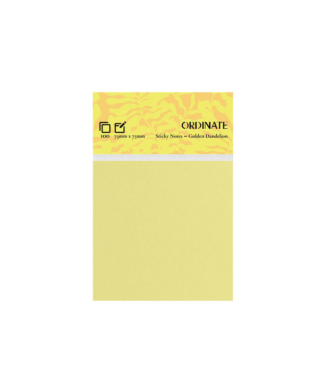 Golden Dandelion Palette Collection Sticky Notes 75mm 100ark