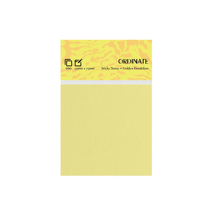 Golden Dandelion Palette Collection Sticky Notes 75mm 100ark