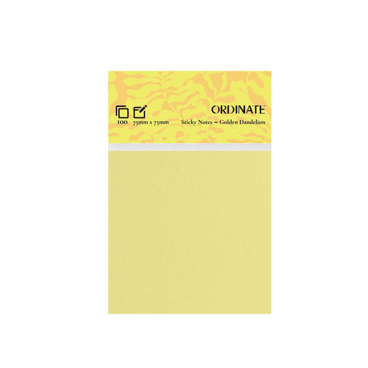 Golden Dandelion Palette Collection Sticky Notes 75mm 100ark