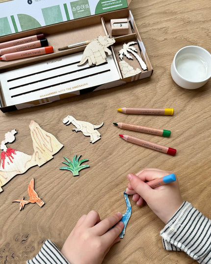 Lag Din Egen Dinosaurverden | DIY Dinosaur Hobbysett For Barn