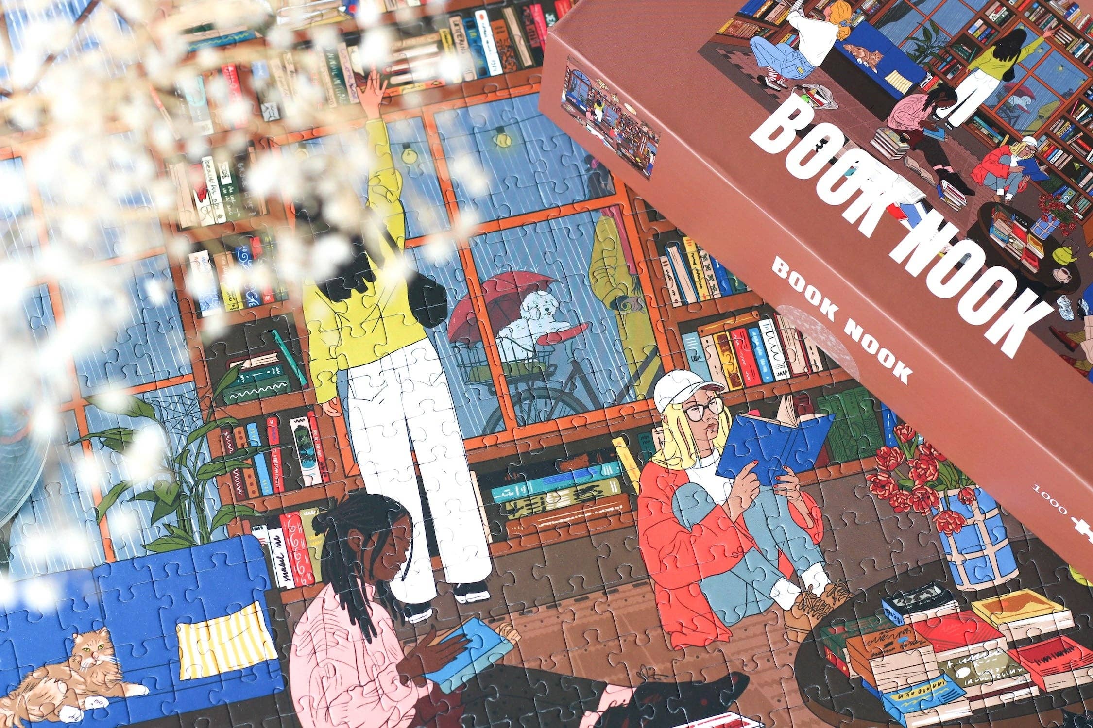 Book Nook Puslespill 1000 Brikker