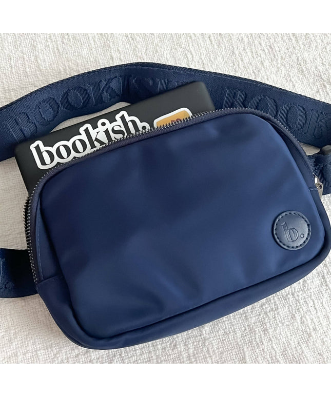 The Bookish Belt Bag: Navy